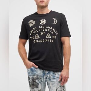 AMIRI Men's Ouija Board Black T-Shirt 100$ Cotton Size XL Luxury EUC